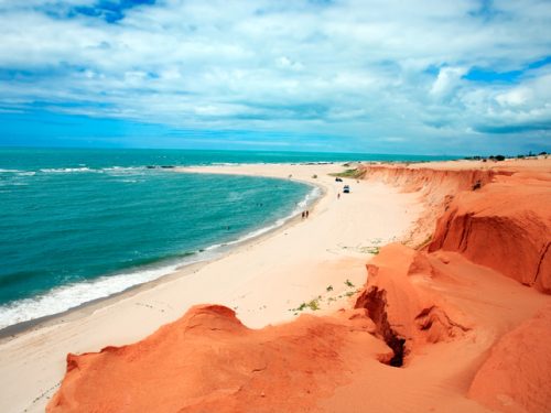 plaża w Canoa Quebrada
