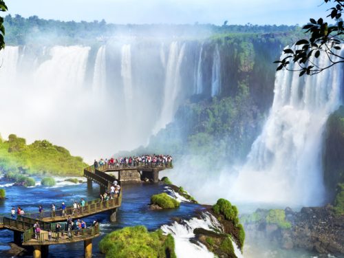 wodospadu Iguaçu (Iguazu) w Brazylii