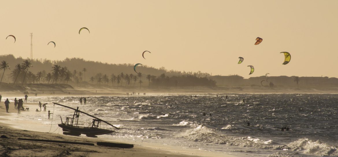 plaża w Cumbuco, kitesurfing